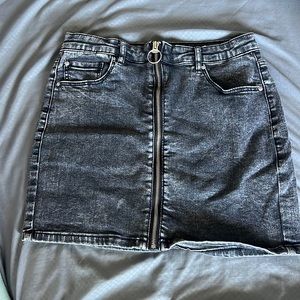 garage denim skirt
